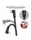 OLAF 3 M USB typu C 90 szybkie ładowanie kabel usb c typu c przewód danych z systemem Android ładowarka usb -c kabel USB dla Sam