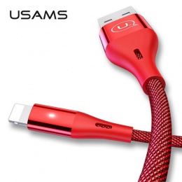 USAMS kabel USB do oświetlenia kabel do kabel do iPhone 2 m 2.4A szybko kabel danych do ładowania dla iPhone 7 8X6 6 s plus 5 SE