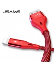 USAMS kabel USB do oświetlenia kabel do kabel do iPhone 2 m 2.4A szybko kabel danych do ładowania dla iPhone 7 8X6 6 s plus 5 SE