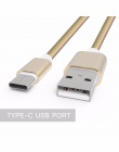 Kabel USB typu C 2.4A szybkie ładowanie smartfona z systemem Android synchronizacji danych ładowarka kabel nylonowy do Samsung G