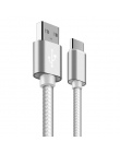 Kabel USB typu C 2.4A szybkie ładowanie smartfona z systemem Android synchronizacji danych ładowarka kabel nylonowy do Samsung G