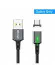 Elough 3 w 1 magnetyczny ładowania dla iphone xs max xr x 8 7 plus 6 5 6 kabla typ c micro usb kabel telefoniczny led z magnesem