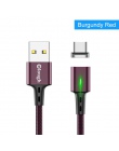 Elough 3 w 1 magnetyczny ładowania dla iphone xs max xr x 8 7 plus 6 5 6 kabla typ c micro usb kabel telefoniczny led z magnesem