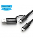 Ugreen 60 W kabel USB C do USB typu C kabel do Huawei Mate 20 PD QC 3.0 szybkie ładowanie danych kabel do Macbooka samsung S9 Pl