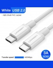 Ugreen 60 W kabel USB C do USB typu C kabel do Huawei Mate 20 PD QC 3.0 szybkie ładowanie danych kabel do Macbooka samsung S9 Pl