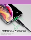 ROCK oświetlenie LED ładowarka 3.1A dla iPhone X 8 7 6 Max XR szybkiego ładowania o wysokiej wytrzymałości danych do synchroniza