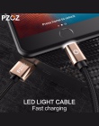 PZOZ światła LED szybka ładowarka przewodowa telefon komórkowy 8 kabel USB pin dla iphone Xs Max Xr 6 s Plus X 8 7 5 SE 6 s iPad