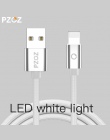 PZOZ światła LED szybka ładowarka przewodowa telefon komórkowy 8 kabel USB pin dla iphone Xs Max Xr 6 s Plus X 8 7 5 SE 6 s iPad