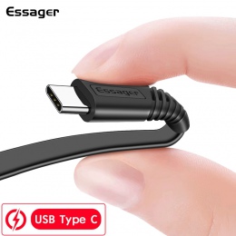 Essager kabel USB typu C do Samsung Xiaomi Redmi uwaga 7 K20 OnePlus 7 Pro 6 t przewód szybkoładujący USBC typu -c kabel USB-C ł