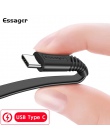 Essager kabel USB typu C do Samsung Xiaomi Redmi uwaga 7 K20 OnePlus 7 Pro 6 t przewód szybkoładujący USBC typu -c kabel USB-C ł