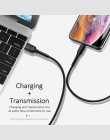 USAMS oświetlenie kabel do ładowarka do iPhone’a kabel do iphone 5 6 7 8 XS 2 m kabel usb dla kabel do iphone z systemem ios 12 