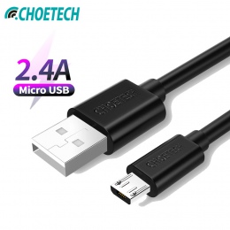 Oryginalny kable Micro Usb CHOETECH Usb 2.0 szybkiego ładowania kabel do ładowania danych 1 M 0.5 M dla Xiaomi huawei Micro tele