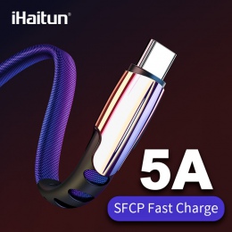 IHaitun 5A USB typu C kabel do Huawei Mate 20 Pro Honor 10 USB 3.1 szybkie 3.0 przewód ładowarka do telefonu Samsung S9 s8 mi 9 