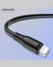 USAMS kabel USB do kabel USB do iPhone'a 2A szybki kabel do ładowania USB do kabel do iphone do synchronizacji danych dla iOS 12