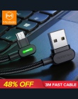 MCDODO 3 m 2.4A szybko kabel Micro USB ładowarka danych Micro USB kabel ładowania do Samsunga Huawei telefon komórkowy z Android