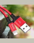 HOCO najlepsze kabel USB do ładowania dla iPhone 8 7 6 5S plus USB szybka ładowarka przewodowa kabel do transmisji danych dla iP