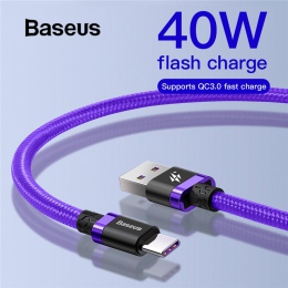 Baseus 5A Flash szybkie ładowanie USB typu C kabel do Huawei Mate 20 P20 Pro 2A szybkiego ładowania typu C kabel do Xiaomi redmi