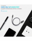 ROCK kabel Micro USB do samsung Xiaomi szybkie ładowanie Metal Nylon pleciony danych przewód do synchronizacji 1.8 M 1 M kabel d