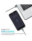 ROCK kabel Micro USB do samsung Xiaomi szybkie ładowanie Metal Nylon pleciony danych przewód do synchronizacji 1.8 M 1 M kabel d