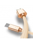 ROCK kabel Micro USB do samsung Xiaomi szybkie ładowanie Metal Nylon pleciony danych przewód do synchronizacji 1.8 M 1 M kabel d