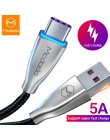 Mcdodo kabel USB typu C 5A Super szybkie ładowanie USB C kabel do transmisji danych przewód telefon dla Samsung S9 huawei Mate 2