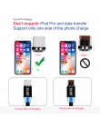 1 m LED magnetyczny kabel USB do iphone'a typu C magnes ładowarka ładowanie danych Micro USB kabel do Androida komórkowy kable t