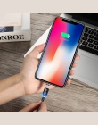 1 m LED magnetyczny kabel USB do iphone'a typu C magnes ładowarka ładowanie danych Micro USB kabel do Androida komórkowy kable t