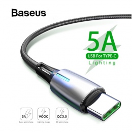 Baseus aktualizacji kabel USB typu C 5A szybkie ładowanie dla Huawei P20 Pro 2A szybkie ładowanie USB-C kabel do Xiaomi redmi no