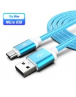 25 cm 1 m 1.5 m 2 m 3 m ładowarka micro USB Kabel Microusb długi Kabel Kabel z systemem Android przewód ładowarki do Samsung j3 