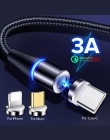 INIU 2 M kabel magnetyczny 3A mikro szybka ładowarka USB ładowania dla iPhone XS XR Samsung S9 magnes kabel USB typu C z systeme