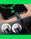 INIU 2 M kabel magnetyczny 3A mikro szybka ładowarka USB ładowania dla iPhone XS XR Samsung S9 magnes kabel USB typu C z systeme