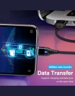 GETIHU 2 m kabel magnetyczny szybko 3A dla iPhone XS Samsung ładowarka szybkie ładowanie 3.0 Micro USB typu C na telefon z magne