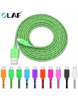 Olaf kabel Micro USB 1 M/2 M/3 M szybkie ładowanie kabel do synchronizacji danych dla Samsung Huawei Xiaomi LG mobilne z systeme