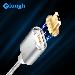 Elough E03 ładowanie magnetyczne micro usb kabel do Xiaomi micro usb ładowarka magnetyczna kabel do Androida kabel Microusb prze