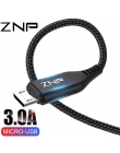 ZNP 3A szybko ładujący kabel micro USB dla Redmi Note 5 6 Pro 4 ładowarka przewód danych dla Samsung S7 Redmi 7 Android micro US