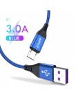 ZNP 3A szybko ładujący kabel micro USB dla Redmi Note 5 6 Pro 4 ładowarka przewód danych dla Samsung S7 Redmi 7 Android micro US