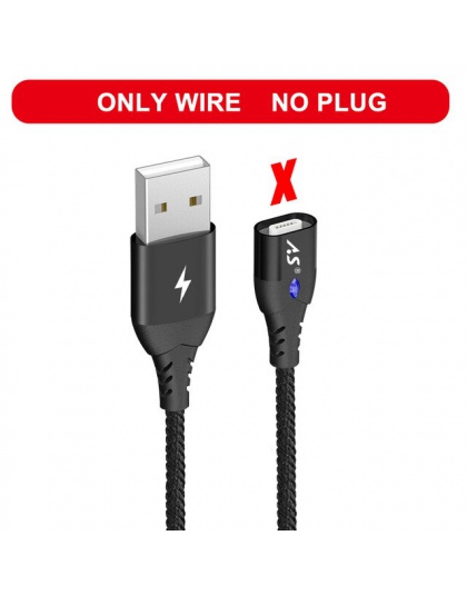 A.S kabel magnetyczny Micro USB typu C Super szybkie ładowanie telefonu Microusb typu C magnes ładowarka usb c dla iphone huawei