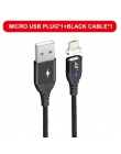 A.S kabel magnetyczny Micro USB typu C Super szybkie ładowanie telefonu Microusb typu C magnes ładowarka usb c dla iphone huawei