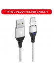 A.S kabel magnetyczny Micro USB typu C Super szybkie ładowanie telefonu Microusb typu C magnes ładowarka usb c dla iphone huawei