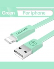 Kabel USB do iphone 5 6 X kabel USAMS Micro usb typu c do synchronizacji danych z płaskim szybkie ładowanie komórkowego kable te