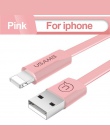 Kabel USB do iphone 5 6 X kabel USAMS Micro usb typu c do synchronizacji danych z płaskim szybkie ładowanie komórkowego kable te