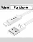 Kabel USB do iphone 5 6 X kabel USAMS Micro usb typu c do synchronizacji danych z płaskim szybkie ładowanie komórkowego kable te