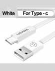 Kabel USB do iphone 5 6 X kabel USAMS Micro usb typu c do synchronizacji danych z płaskim szybkie ładowanie komórkowego kable te