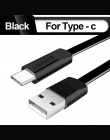 Kabel USB do iphone 5 6 X kabel USAMS Micro usb typu c do synchronizacji danych z płaskim szybkie ładowanie komórkowego kable te