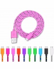 Nylon pleciony kabel micro USB 1 m/2 m/3 m synchronizacja danych USB ładowarka kabel do Samsung HTC Huawei Xiaomi tabletu z syst