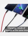 Mcdodo 3 w 1 kabel USB 3A do telefonu komórkowego Micro USB typu C kabel ładowarki do iPhone XR XS max X Huawei szybkie ładowani