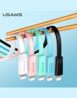 USAMS kabel USB szybkie kabel do ładowania telefonu dla iPhone XS XR 2A do ładowania danych synchronizacji przewód do iPhone'a 8