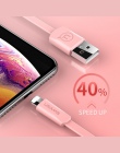 USAMS kabel USB szybkie kabel do ładowania telefonu dla iPhone XS XR 2A do ładowania danych synchronizacji przewód do iPhone'a 8