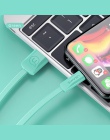 USAMS kabel USB szybkie kabel do ładowania telefonu dla iPhone XS XR 2A do ładowania danych synchronizacji przewód do iPhone'a 8