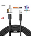 CANDYEIC Micro USB kabel magnetyczny danych kabel Super szybkiego ładowania dla OnePlus 6 T Xiaomi Redmi Note5 ładowarka magnety